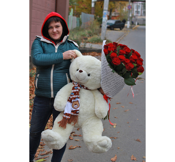 Плюшевий мишка 1м