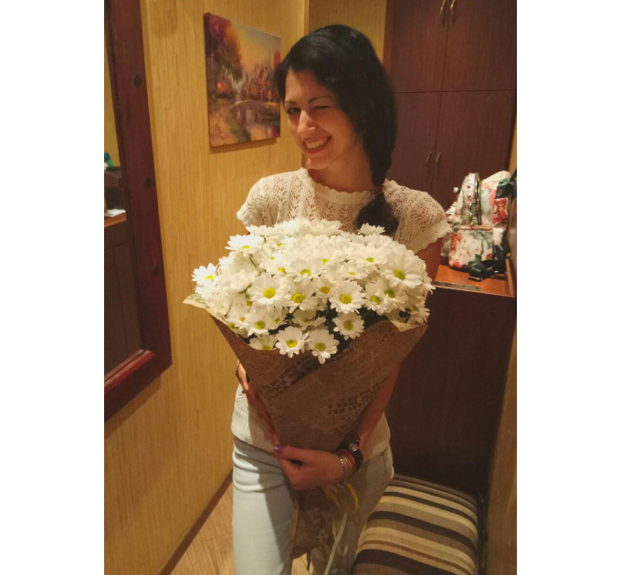 Букет  хризантем