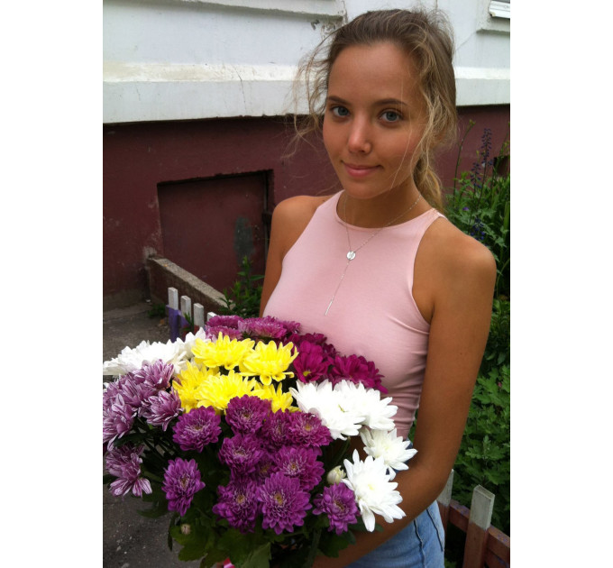 Букет  хризантем