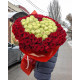 Букет 101 троянда у формі серця