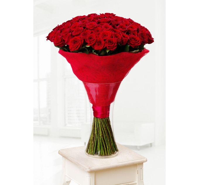 101  червона троянда