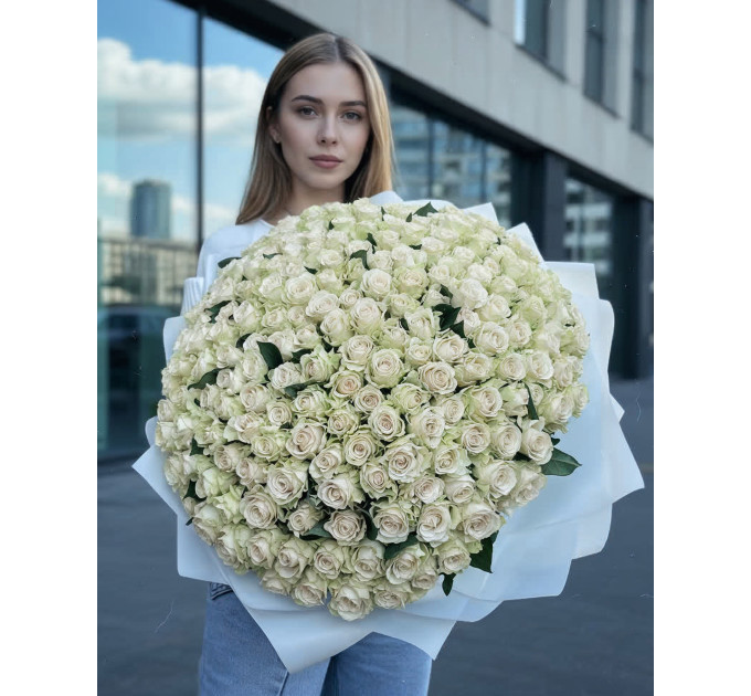 201 біла троянда