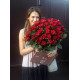 75 червоних троянд