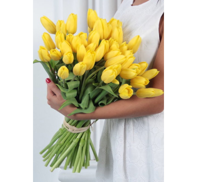 Жовті тюльпани